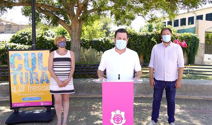 Marratxí presenta la programación de 'Cultura a la fresca', con actuaciones musicales y teatro.