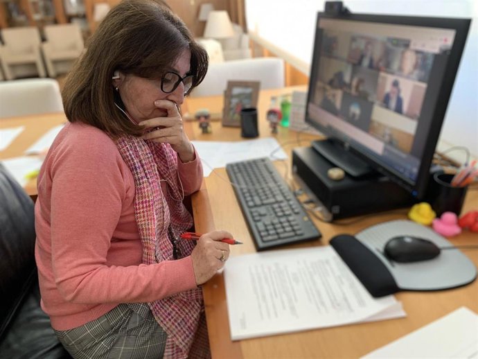 Archivo - La rectora de la UA, Amparo Navarro, en una imagen de archivo. 