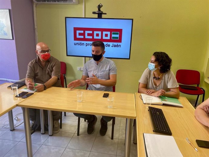Reunión de PSOE con CCOO