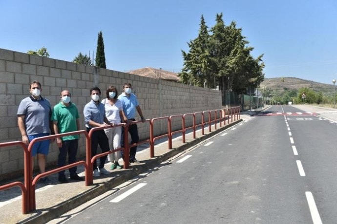 Concluye la obra de refuerzo del firme de la LR-283 entre Igea y la LR-123 en el entorno de Rincón de Olivedo.