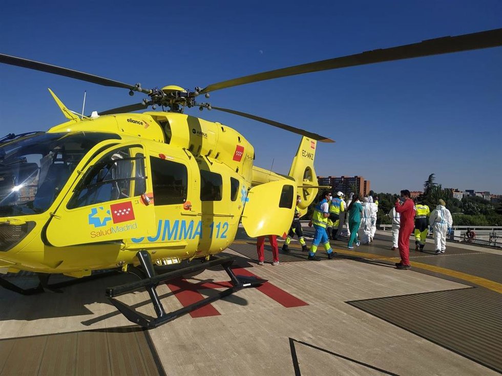 Helicóptero del Summa 112 Comunidad de Madrid