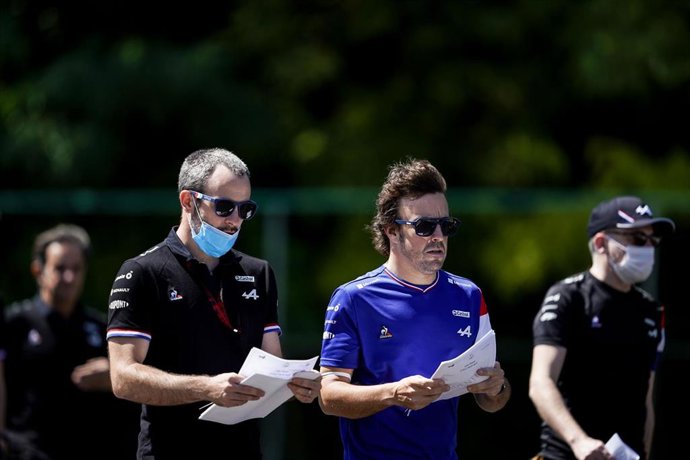 Fernando Alonso en Hungaroring