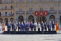 Abucheos a Sánchez y aplausos al Rey en el inicio de la Conferencia de Presidentes en Salamanca
