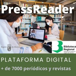 Imagen del uso de la plataforma PressReader