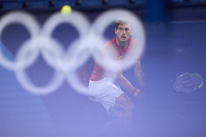 El tenista español Pablo Carreño en los Juegos Olímpicos de Tokyo 2020.