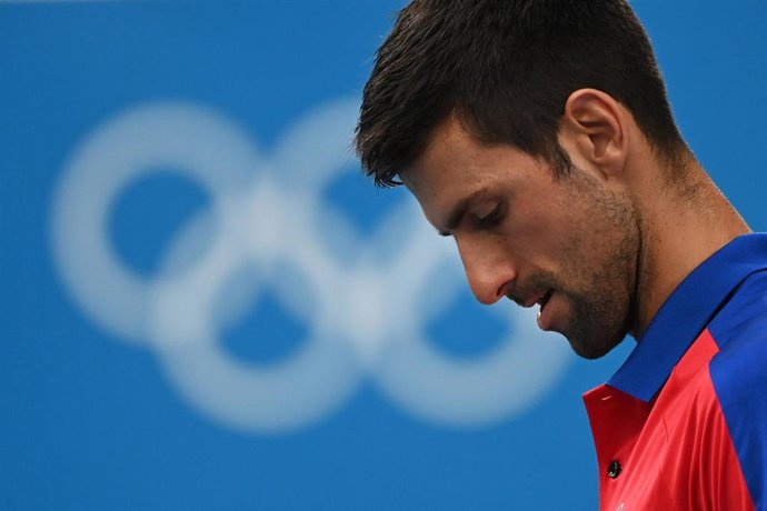 El tenista serbio Novak Djokovic perdió en las semifinales de los Juegos de Tokyo 2020 y no podrá ganar el Grand Slam dorado.