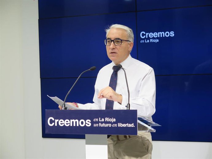 El portavoz del GPP en el Parlamento, Jesús Ángel Garrido