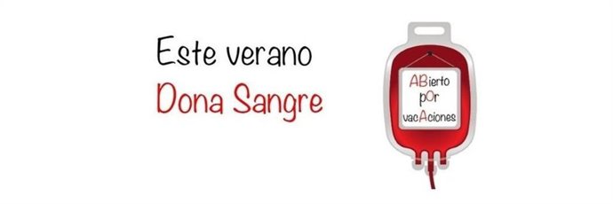 Mensaje del perfil de Dona Sangre en CyL para recordar la importancia de donar en vacaciones