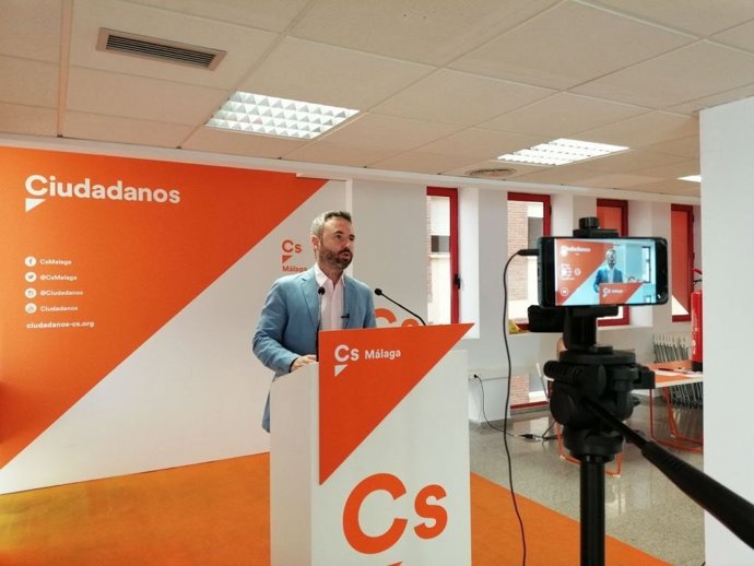 El secretario autonómico de Comunicación de Cs en Andalucía y miembro del Comité Ejecutivo del partido liberal, Guillermo Díaz,