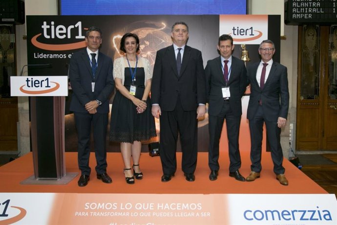 Archivo - El equipo directivo de Tier1.