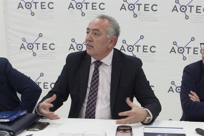 Archivo - Antonio García Vidal, presidente de la Asociación Nacional de Operadores Locales de Telecomunicaciones (AOTEC)