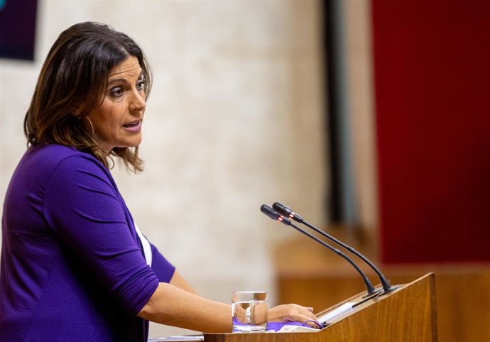 La portavoz parlamentaria del PSOE-A, Ángeles Férriz