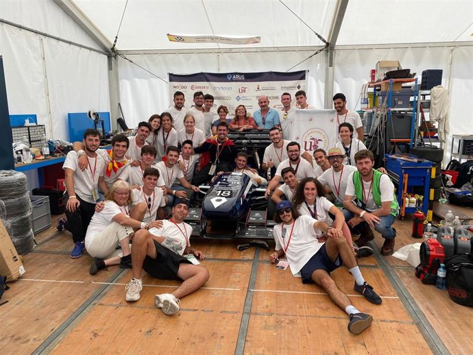 El equipo ARUS Andalucía Racing en el evento 'Business Plan Presentation' en Austria