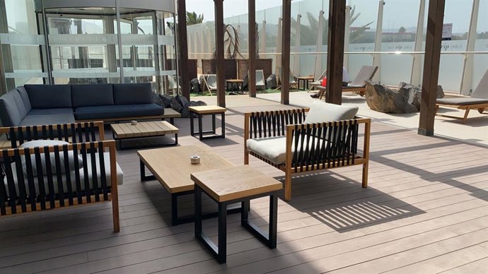 Parte de la sala VIP del Aeropuerto de Fuerteventura