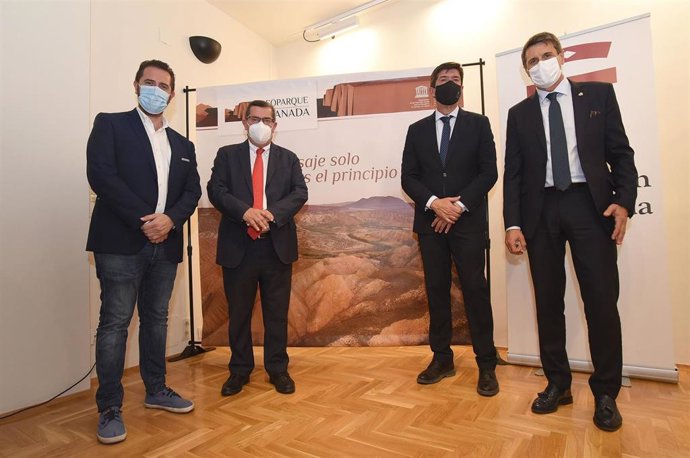 Rueda de prensa de presentación del Plan de Sostenibilidad Turística del Geoparque de Granada