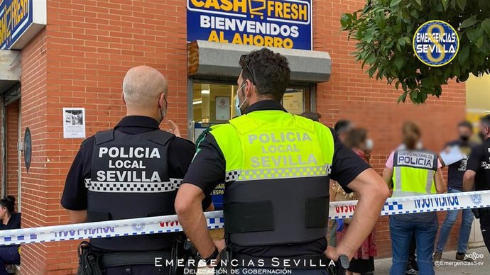 Sevilla.- Sucesos.- La Policía entrega al juzgado su atestado del atraco de Amate saldado con un asaltante muerto