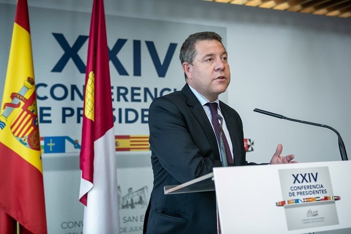 El presidente de Castilla-La Mancha, Emiliano García-Page