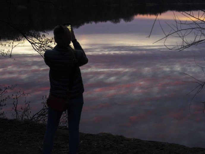 Poland: One of the first spring evening in Poznan at Rusalka Lake