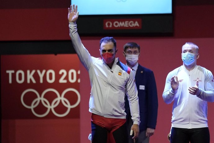 El levantador español Andrés Eduardo Mata, octavo en la competición de -81kg en los Juegos Olímpicos de Tokyo 2020