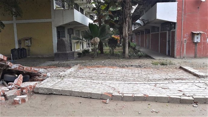 Terremoto en la ciudad de Sullana, en el noroeste de Perú