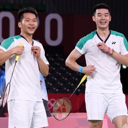 La pareja de bádminton de China Taipéi (Yang Lee y Chi-Lin Wang) ha ganado la medalla de oro en los Juegos Olímpicos de Tokyo 2020