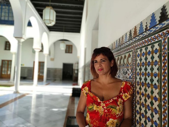 La portavoz de Adelante Andalucía, Teresa Rodríguez.