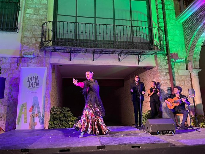Una sesión de las veladas flamencas 'Jaén Auténtica' en una imagen de archivo.