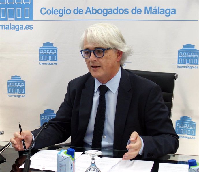 El decano del Colegio de Abogados de Málaga, Salvador González.