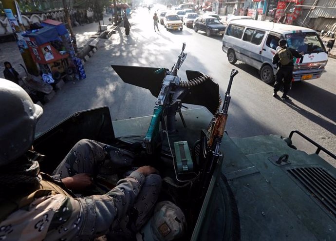 Archivo - Fuerzas de seguridad afganas en Kabul 
