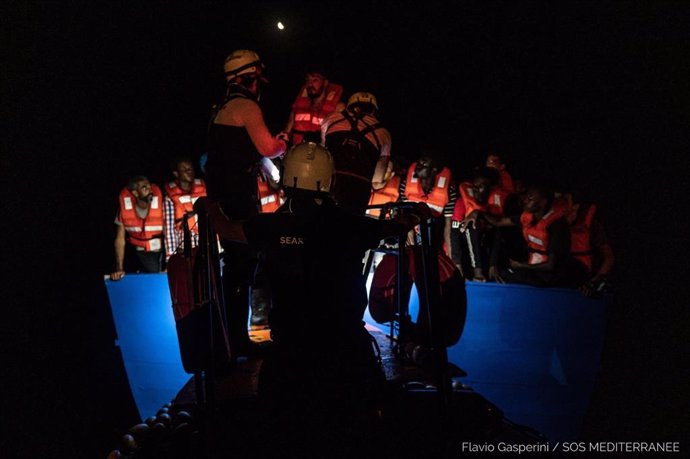 Operació de rescat de Sigui Watch i SOS Mediterranée