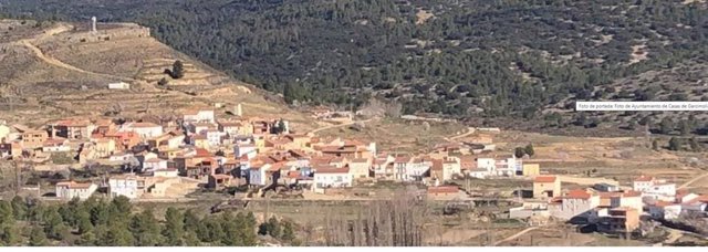 Vista de Casas de Garcimolina (Cuenca).