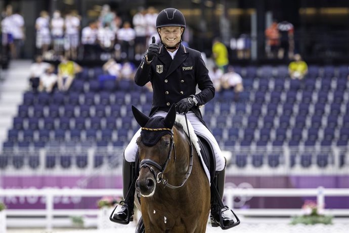 He Defending Double Olympic Champion, GermanyS Michael Jung Has Taken The Lead In The Individual Rankings As The Dressage Phase Of Eventing Came To A Close At The Tokyo 2020 Olympic Games In Baji Koen (JPN). (FEI/Libby Law)
