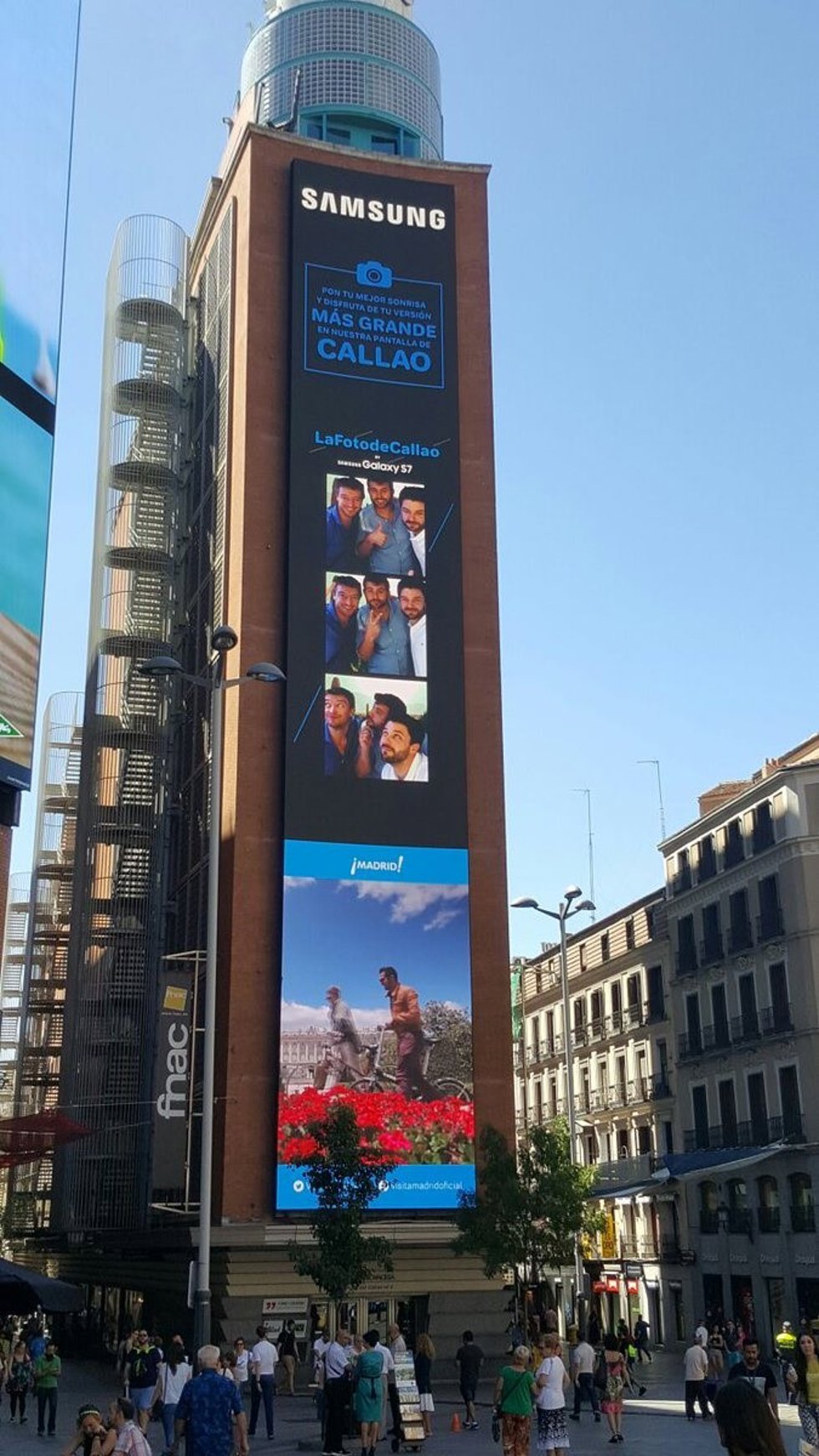 Archivo - Edificio Fnac de la plaza Callao de Madrid