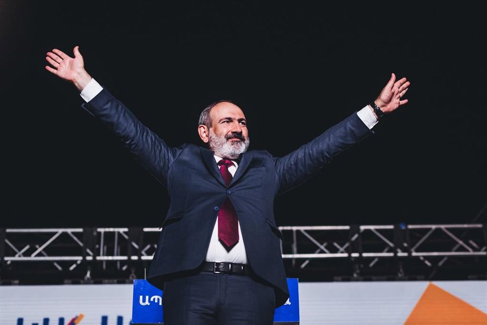 El primer ministro de Armenia, Nikol Pashinián