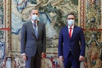 El alcalde de Palma reivindica ante el Rey impulsar una política de vivienda pública como la de sanidad o educación