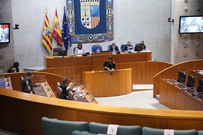 El texto ha salido adelante con el apoyo de PSOE, Podemos, CHA, PAR e IU, Cs se ha abstenido y PP y VOX han votado en contra