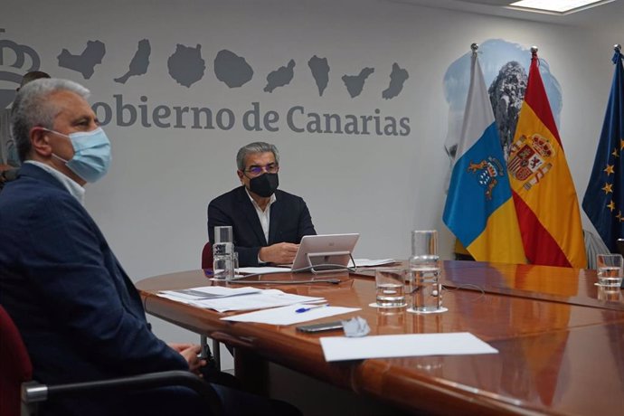 El vicepresidente y consejero de Hacienda, Presupuestos y Asuntos Europeos del Gobierno de Canarias, Román Rodríguez