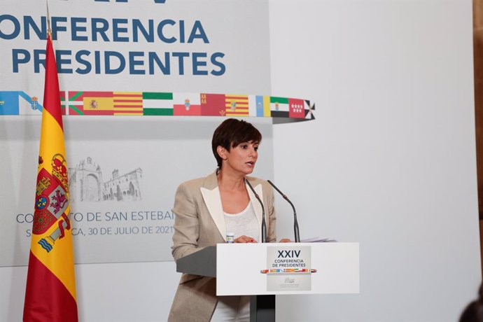 La ministra Portaveu i de Política Territorial, Isabel Rodríguez
