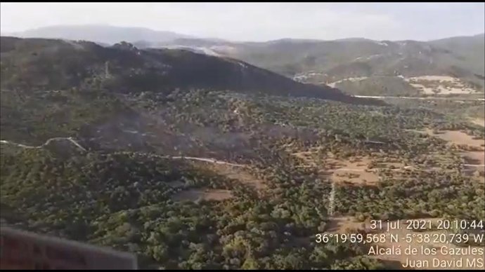 Incendio de Alcalá de los Gazules.