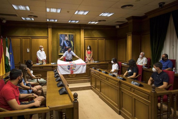 Acto de recepción oficial de la Diputación de Almería al equipo femenino de la UCD La Cañada Atlético