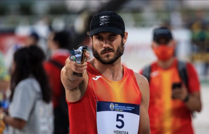 Aleix Heredia en el Mundial de Egipto de Pentatlón Moderno de 2021