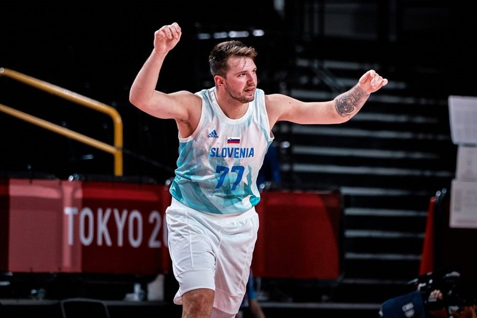 Doncic celebra la victoria