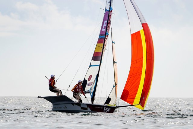 Támara Echegoyen y Paula Barceló en Tokyo 2020.