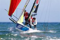 Iago López y Diego Botín ven escaparse la medalla en 49er