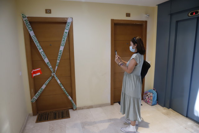 Lugar donde se han detenido a un hombre, vecino del municipio malagueño de Rincón de la Victoria, como presunto autor de la muerte de su pareja, según han confirmado fuentes del instituto armado a 03 de agosto 2021 en Málaga (Andalucía