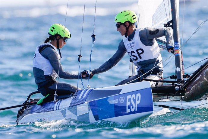 Tara Pacheco y Florian Trittel, diploma olímpico en Nacra 17