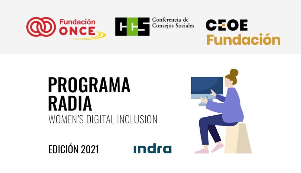 Archivo - Abierta la convocatoria del Programa RADIA, edición Indra 21/22, de formación tecnológica para mujeres con discapacidad