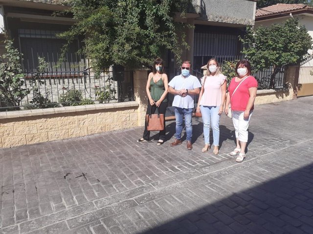 Visita a actuaciones realizadas en Frailes.