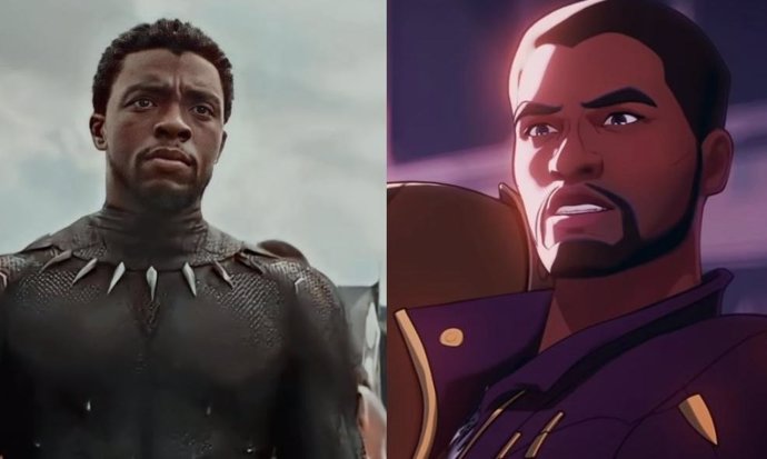 Fotogramas De Black Panther Y ¿Qué Pasaría Si...? (What If...?)