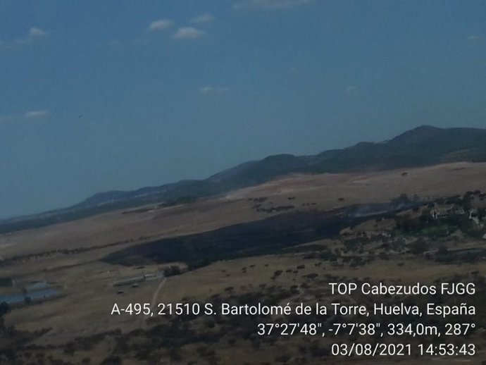 Incendio en Villanueva